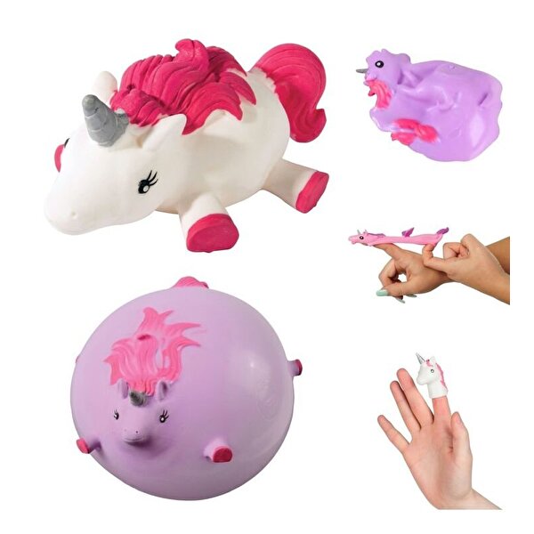 Unicorn Slingshot Kuşlastik Sapan Pembe Mor