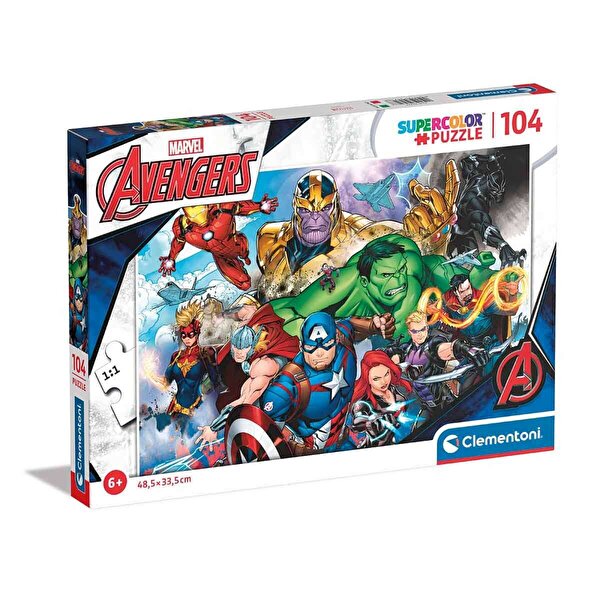 Marvel Avengers Macerası Supercolor Puzzle 104 Parça
