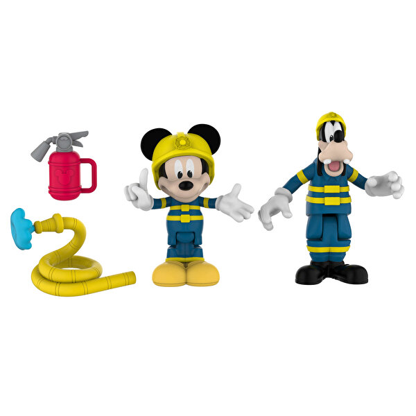 Mickey 2'li Figür Paketi Kurtarma Ekibi Temalı