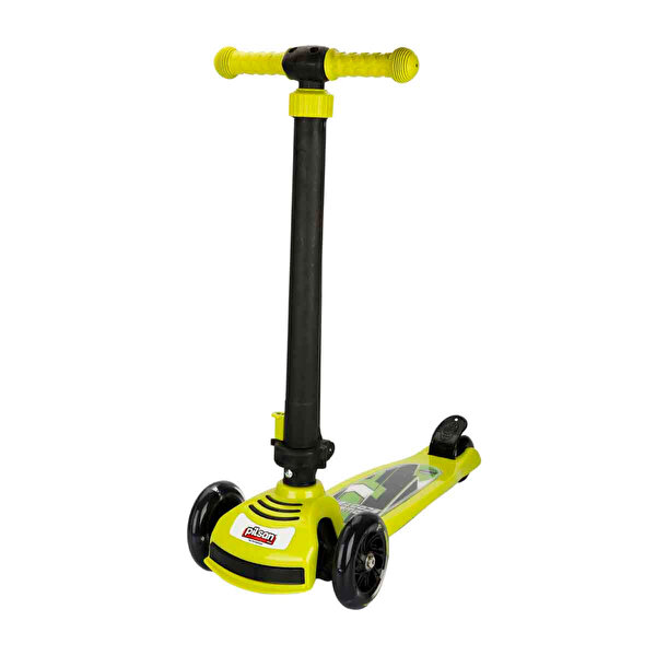 Power Işıklı Scooter Yeşil