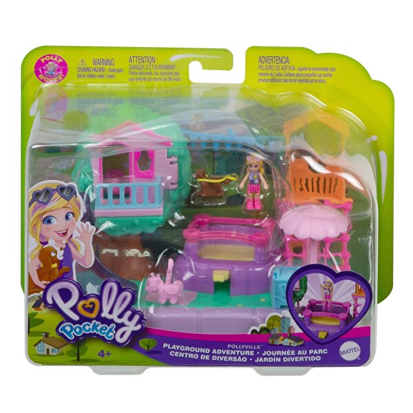 Polly Pocket Pollyvılle Oyun Parkı Macerası Oyun Seti GTM67