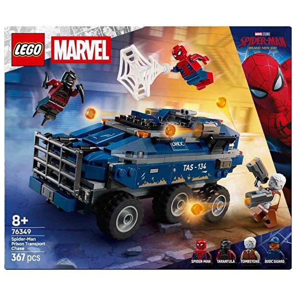 LEGO Marvel Örümcek Adam Hapishane Nakliye Aracı Takibi 7634