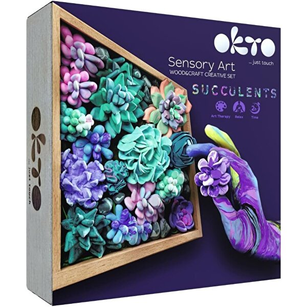 OKTO Succulents Tenderness 3D Duyusal Sanat Seti