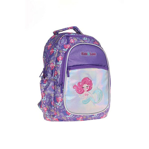 Kaukko Kids&Love Aynalı Simli Mermaid Sırt Çantası