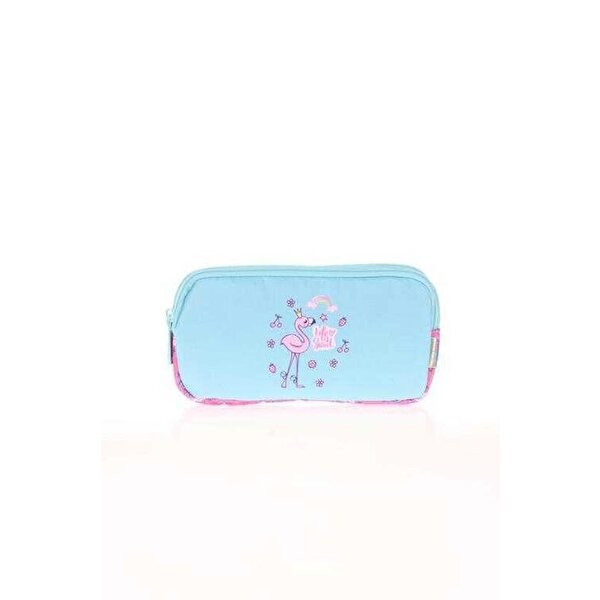 Kaukko Kids&Love 3 Bölmeli Flamingo Kalem Çantası Flamingo L8107