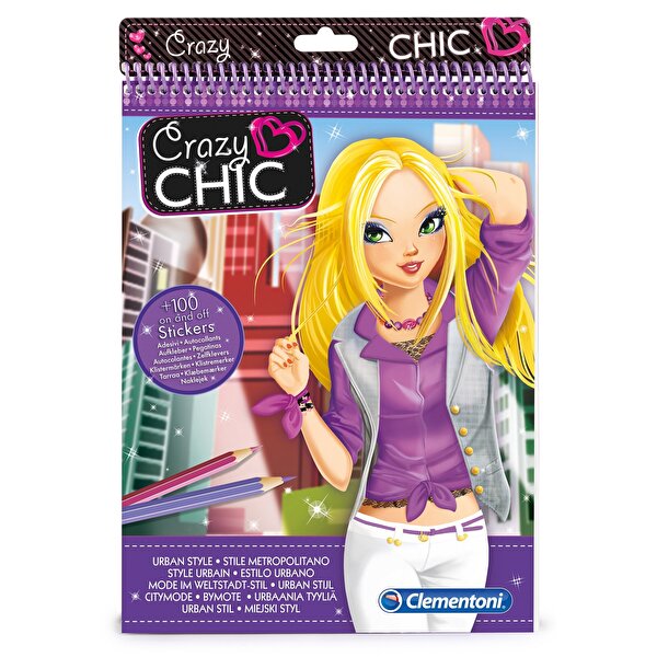 Clementoni Crazy Chic Moda Tasarım Defteri Şehir Tarzı
