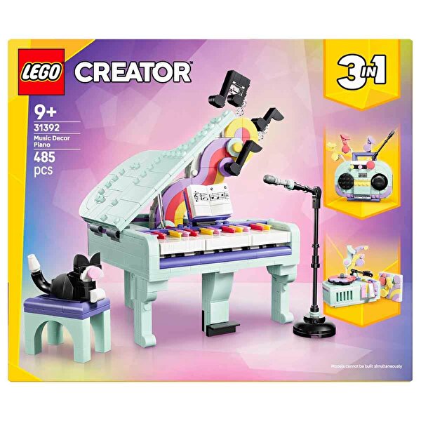 LEGO Creator 3’ü 1 Arada Müzikal Dekor Kedili Piyano 31392