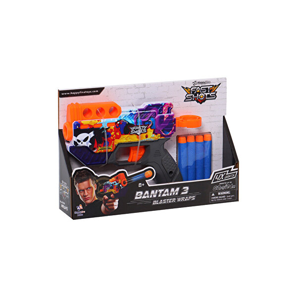Fast Shots Bantam 4'lü Dart Atan Desenli Tabanca