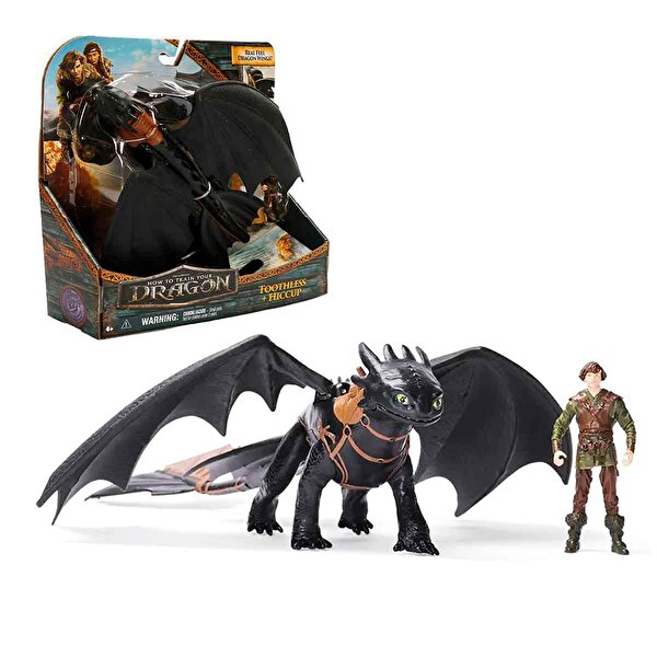 Ejderhanı Nasıl Eğitirsin Ejderha ve Viking Toothless Ve Hiccup Aksiyon Figür Seti