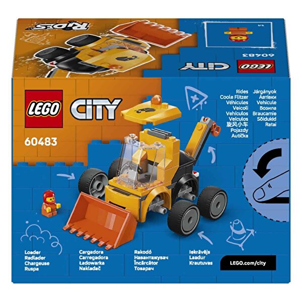 LEGO City Araçlar İnşaat Yükleyicisi 60483