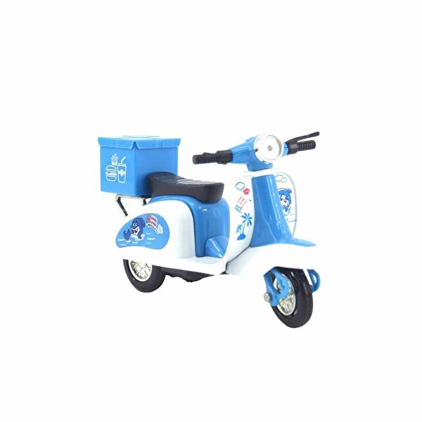 Kutulu Die Cast Mavi Kurye Motor