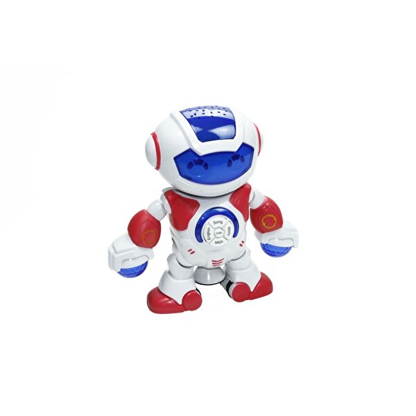 Müzikli ve Işıklı Projeksiyonlu Robot Pembe