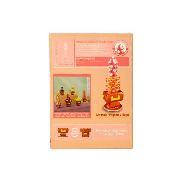 Mega Blok Çiçek Sukulent 211 Parça