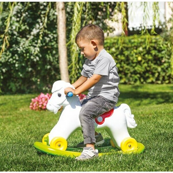 Sallanan Tekerlekli At İkisi Bir Arada