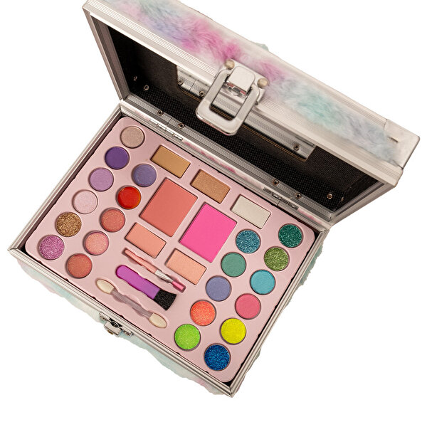 Lukky Kedili Peluş Makyaj Çantası