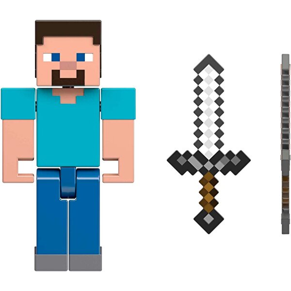 Minecraft Aksesuarlı Figürler Steve HMB17