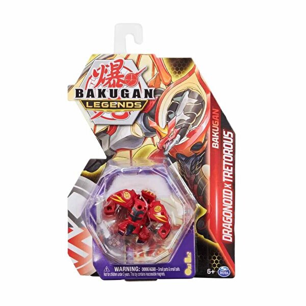 Bakugan Legends Dragonoid X Tretorous Kırmızı