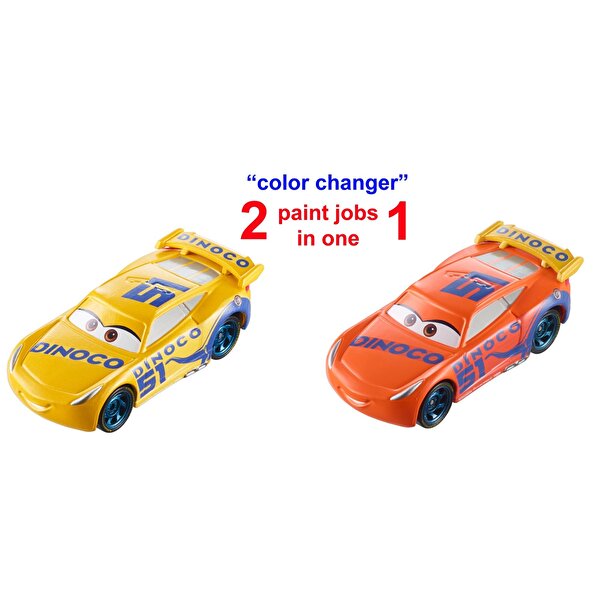 Cars Renk Değiştiren Araçlar Dinoco Cruz Ramirez GDK06