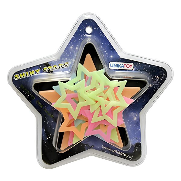 Karanlıkta Parlayan Renkli Yıldızlar