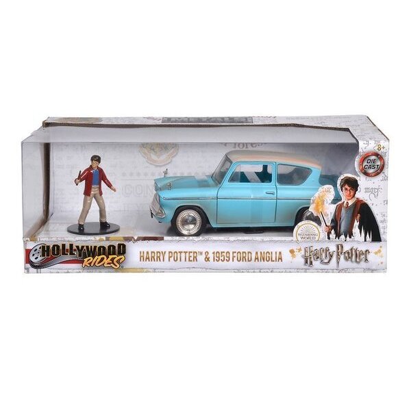 Jada 1:24 Harry Potter 1959 Ford Anglia Model Araba