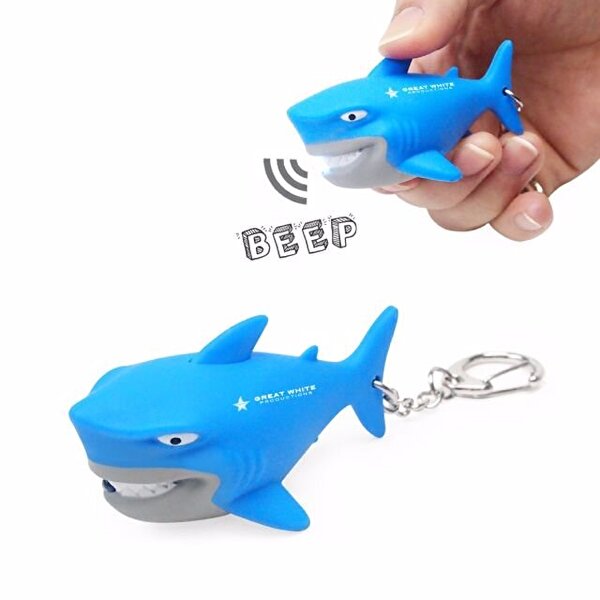 Jaws Sesli Işıklı Anahtarlık