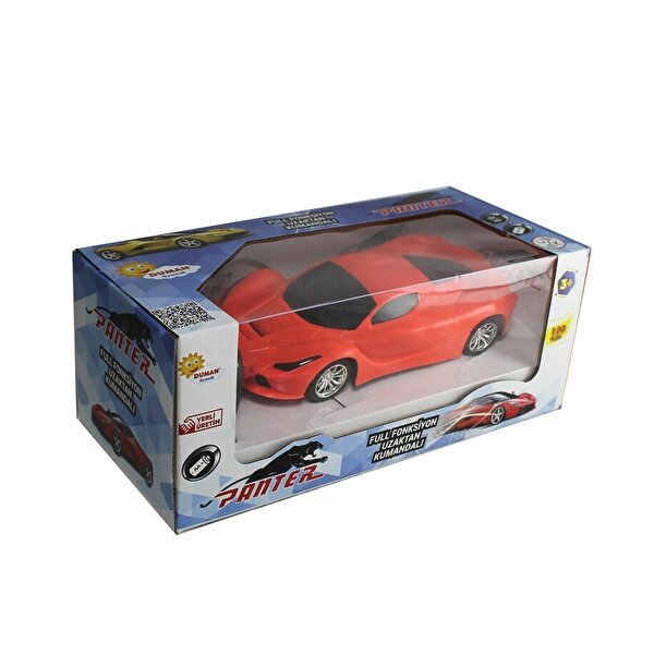 1:20 Ölçekli Full Fonksyon Pilli Panter Kumandalı Araba Turuncu