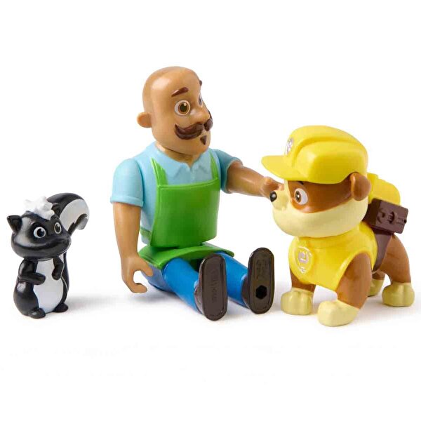 Paw Patrol 3’lü Figür Seti Rubble Ve Mr. Porter
