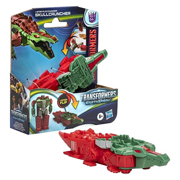 Transformers EarthSpark Tek Adımda Dönüşen Figür Skullcruncher F8661