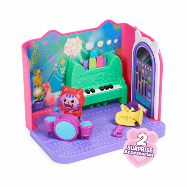 Gabby's Dollhouse Deluxe Oda Seti Groovy Music Room