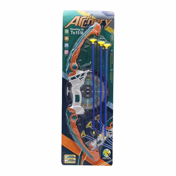 Kartela Ok Yay Seti Turuncu Yeşil