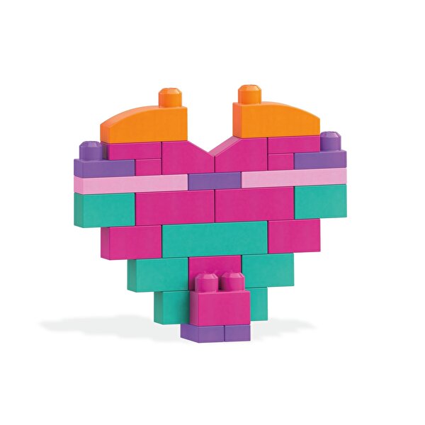 Mega Bloks First Builders 80'li Blok Torbaları Pembe DCH62