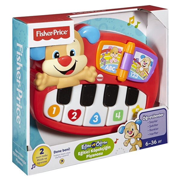 Fisher Price Eğlen ve Öğren Eğitici Köpekçiğin Piyanosu DLK19