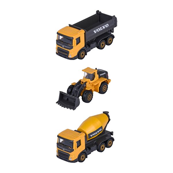 Majorette Volvo 3’lü İnşaat Araçları 3