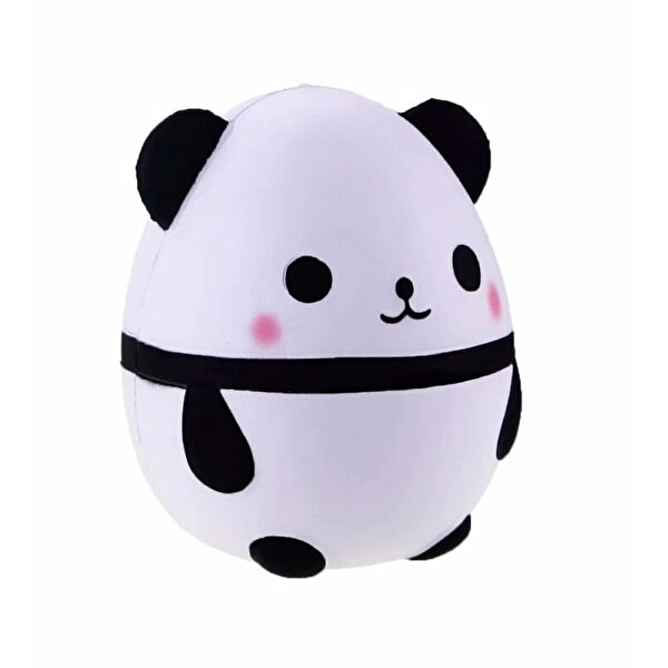 Büyük Squeeze Anahtarlık Yuvarlak Panda