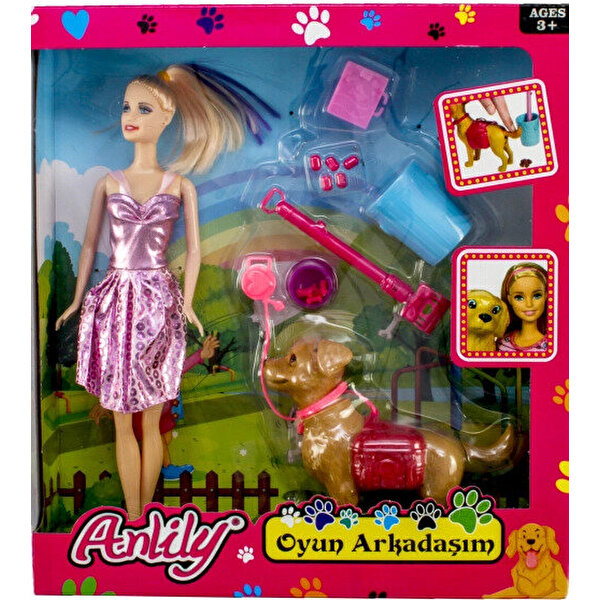 Anlily Kutulu Oyun Arkadaşım Pembe Elbi̇seli̇