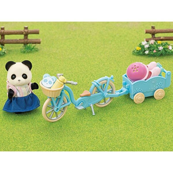 Sylvanian Families Bisiklet ve Paten Seti Panda Kız
