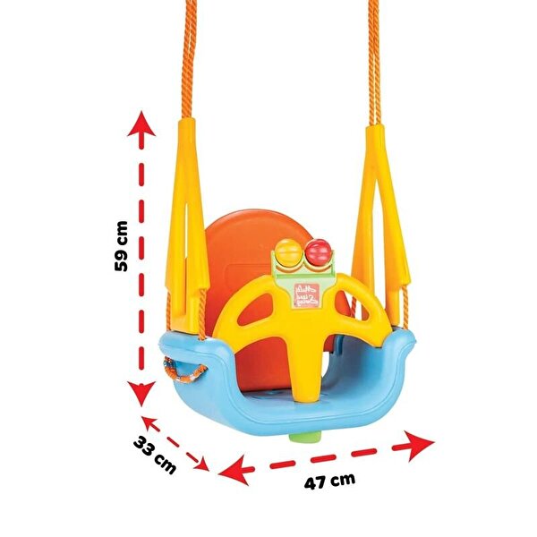 Pilsan Doremi Salıncak Turuncu/Mavi