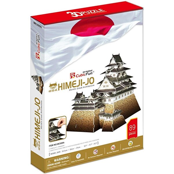 Cubic Fun 3D Puzzle 89 Parça Himeji-Jo Kalesi Tokyo Japonya
