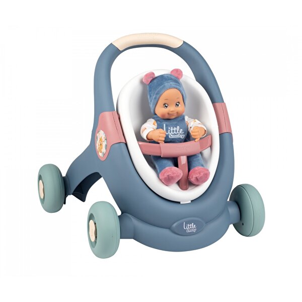 Little Smoby Baby Walker 3'ü 1 Arada Yürüteç ve Bebeği