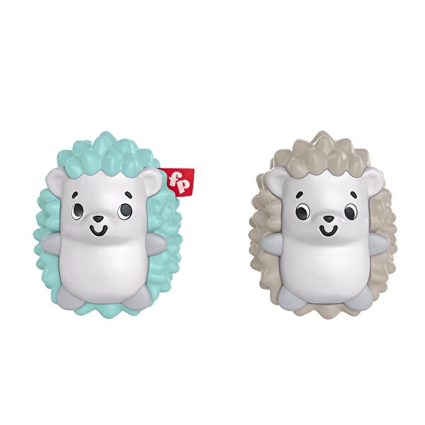 Fisher Price Eğlenceli Arkadaşlar Dişlik ve Çıngıraklar Kirpi İkizler (FXC22)