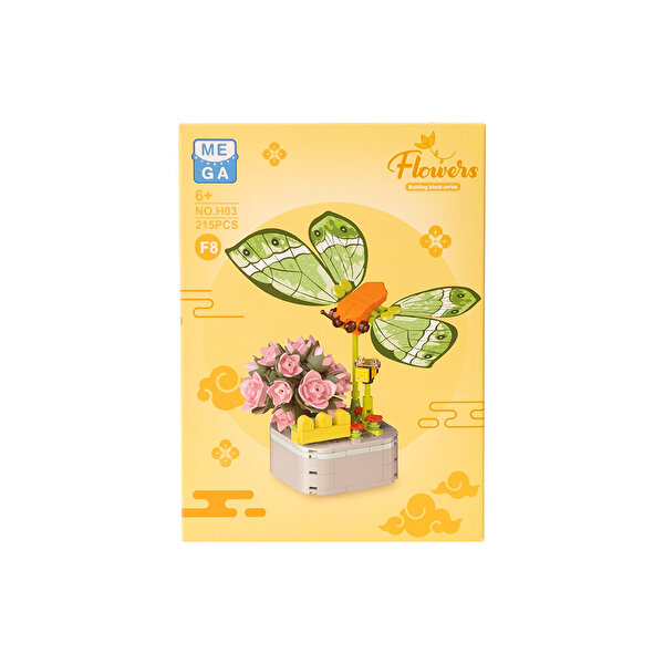 Mega Çi̇çekler ve Böcekler Yapı Blokları Kelebek