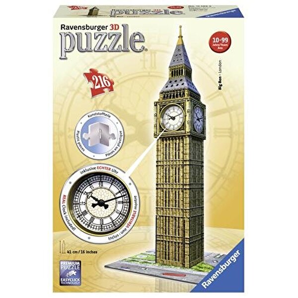 Big Ben W/Clock 3D 216 Parça