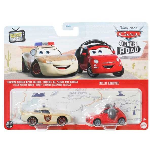 Cars İkili Karakter Araçlar Lightning Mcqueen Deputy Hazzard-Bella C HLH70