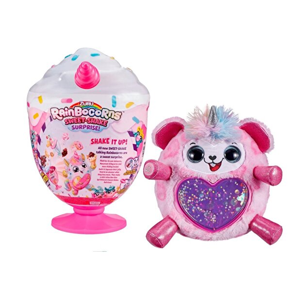 Rainbocorns Milkshake Sürprizi Koyu Pembe Boynuzlu