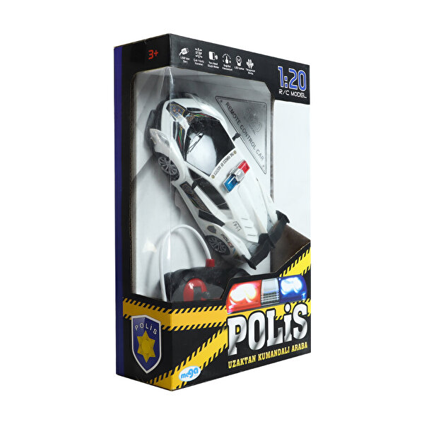 1:20 Ölçekli Uzaktan Kumandalı Polis Arabası