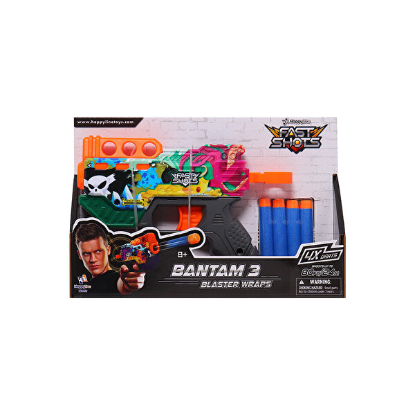 Fast Shots Bantam 4'lü Dart Atan Desenli Tabanca