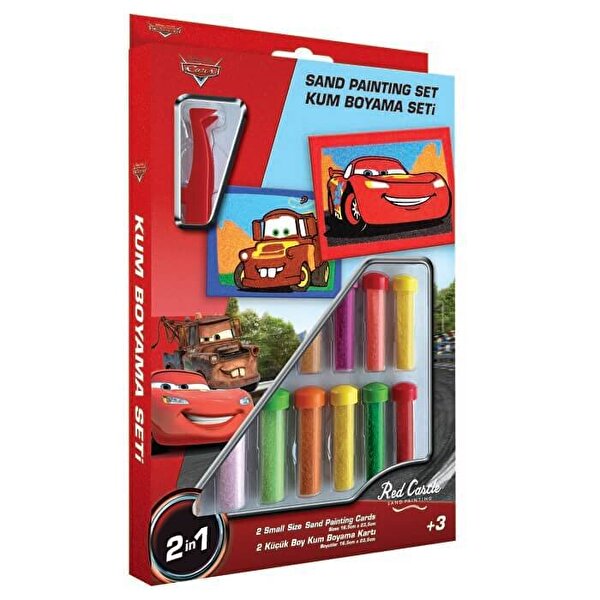 Disney Cars Kum Boyama Seti Model 2