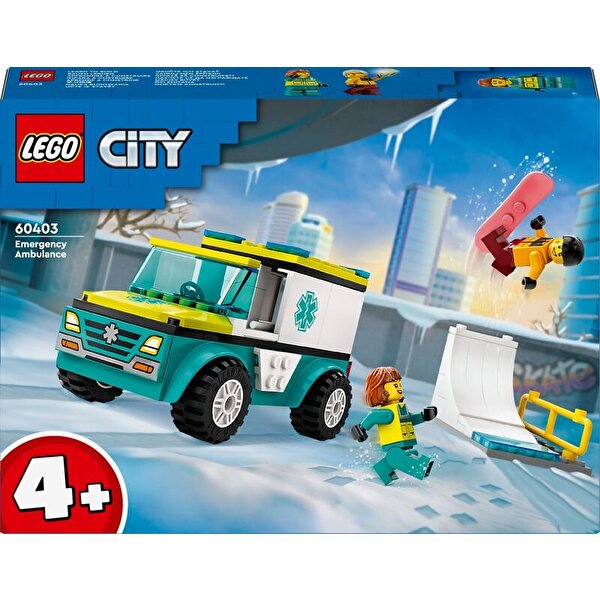 LEGO City Acil Ambulansı ve Snowboardcu 60403