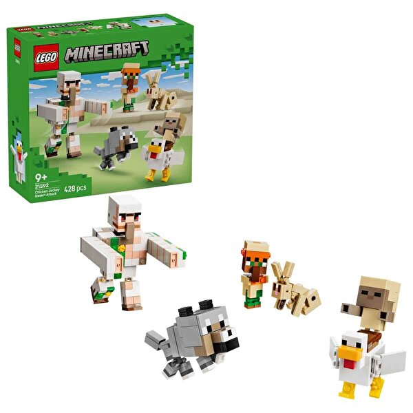 LEGO Minecraft Tavuk Jokey Çöl Saldırısı 21592