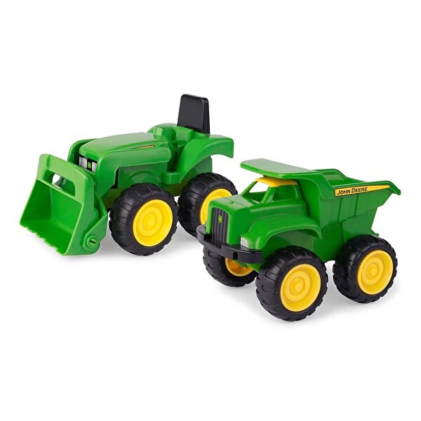 John Deere Kamyon ve Traktör 2'li Kum Havuzu Seti